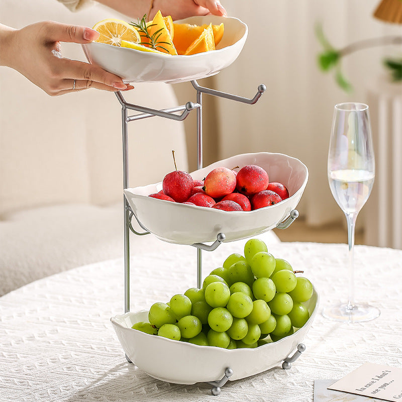 Three Tier Ceramic Bowl