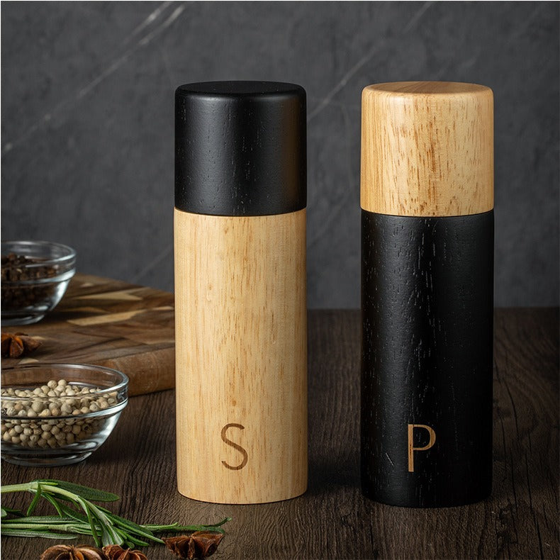 Salt and Pepper Oak Grinders