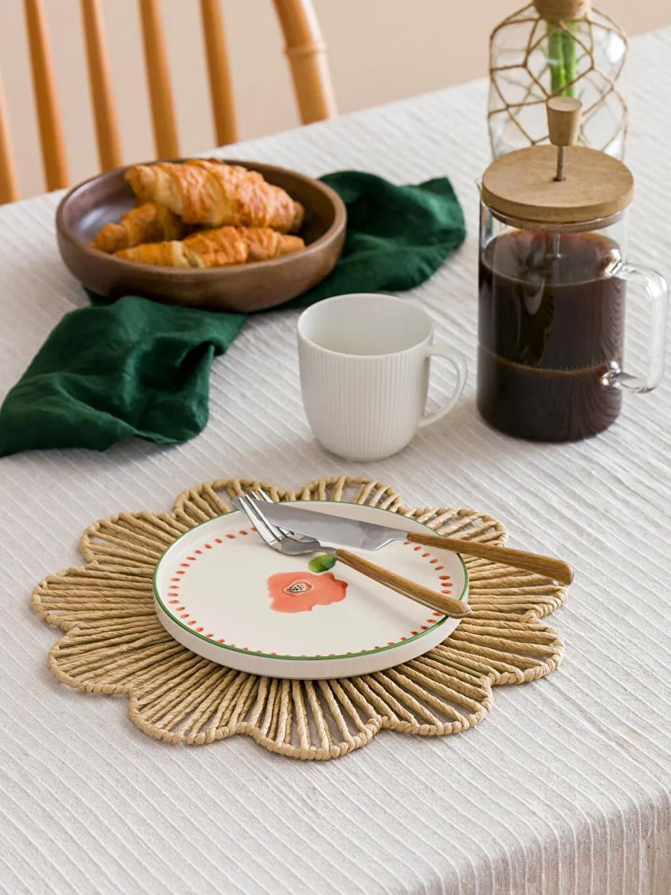 Floral Seagrass Placemats