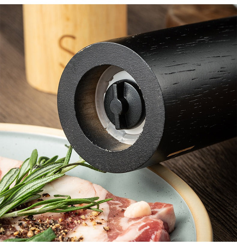 Salt and Pepper Oak Grinders
