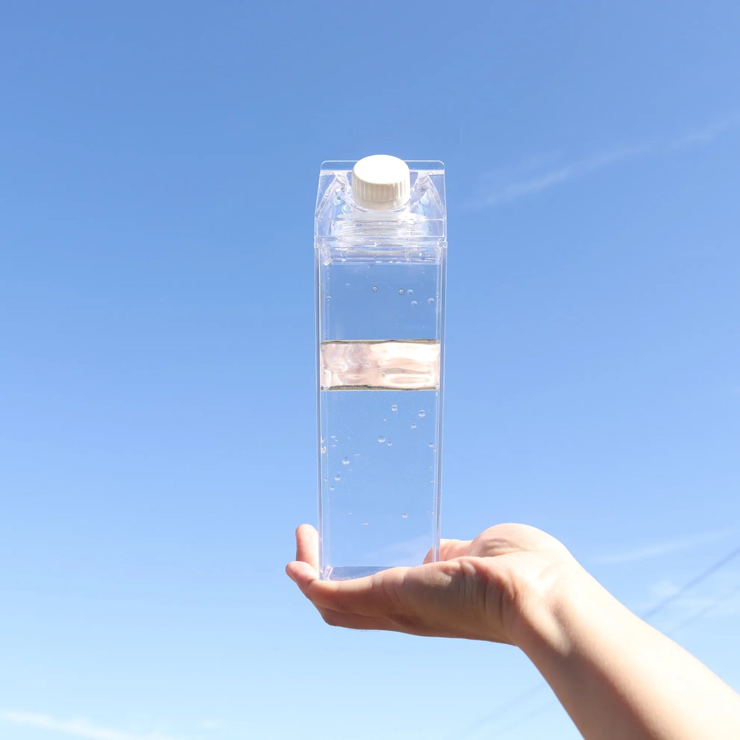 Clear Milk Bottle