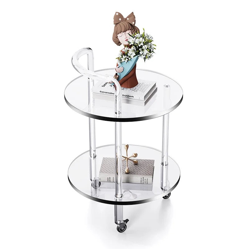 Acrylic Side Trolley