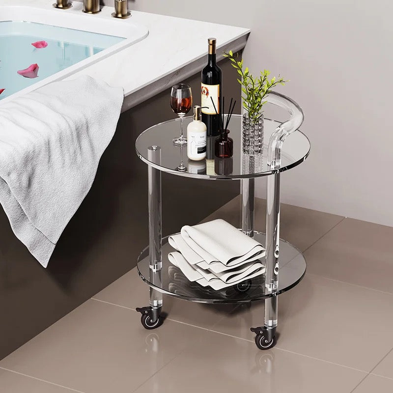 Acrylic Side Trolley