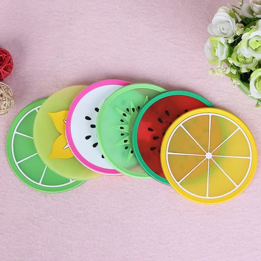 Fruit Slices Coasters (Set of 4)