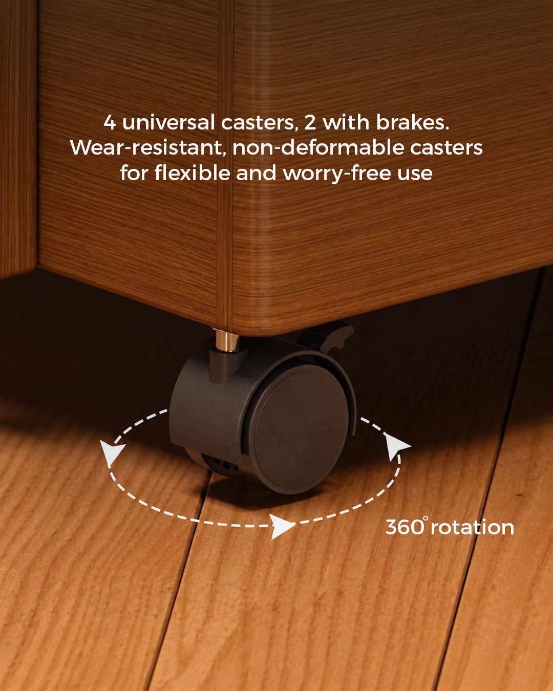 Bamboo Table-Side Trolley