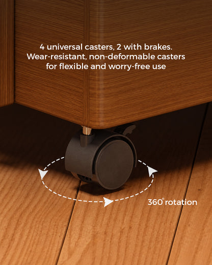 Bamboo Table-Side Trolley