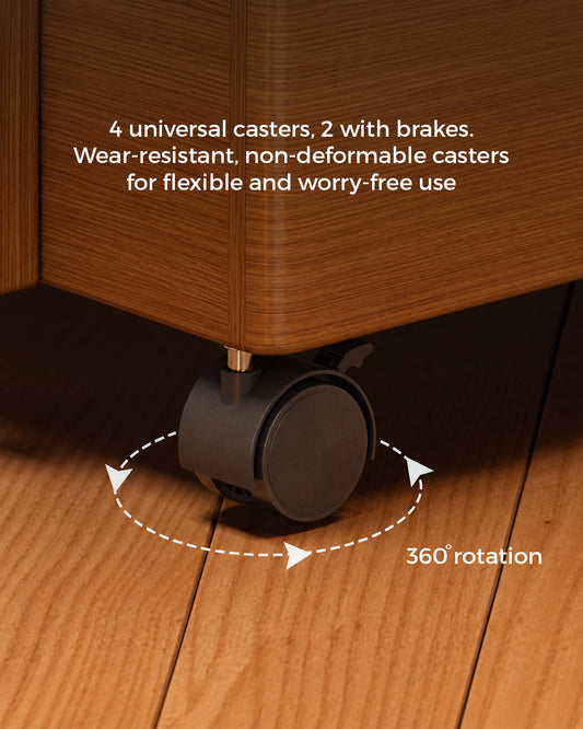 Bamboo Table-Side Trolley