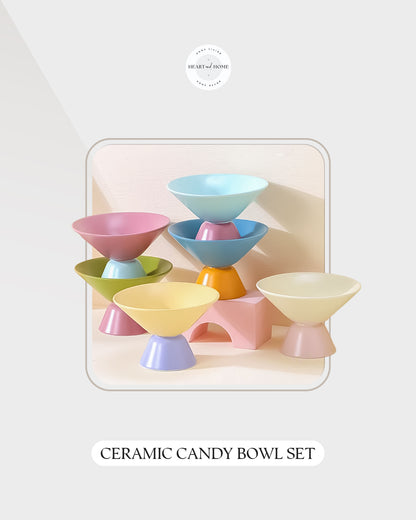 Ceramic Candy Bowl Set