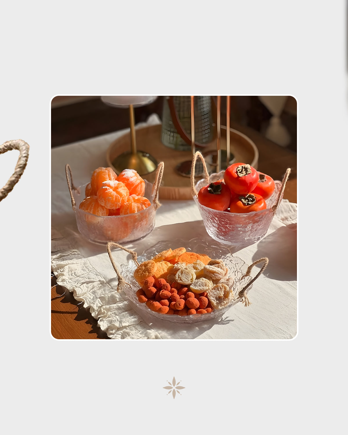 The Glass Basket Bowl Set