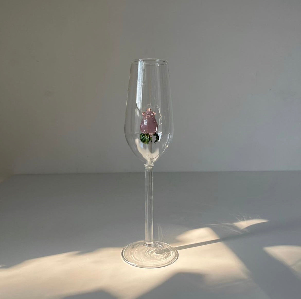 Rose Flute Glasses (Set of 2)