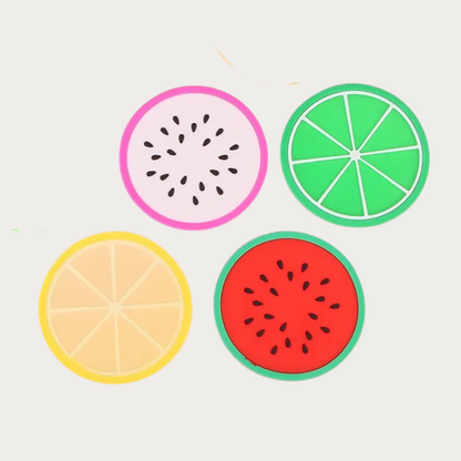 Fruit Slices Coasters (Set of 4)