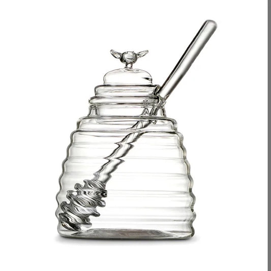 Beehive Glass Honey Jar