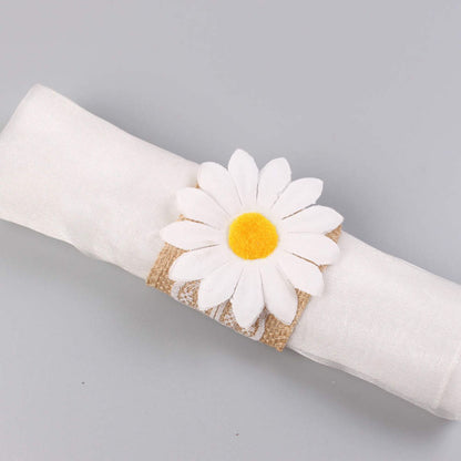 Flower Napkin Rings (Set of 6)