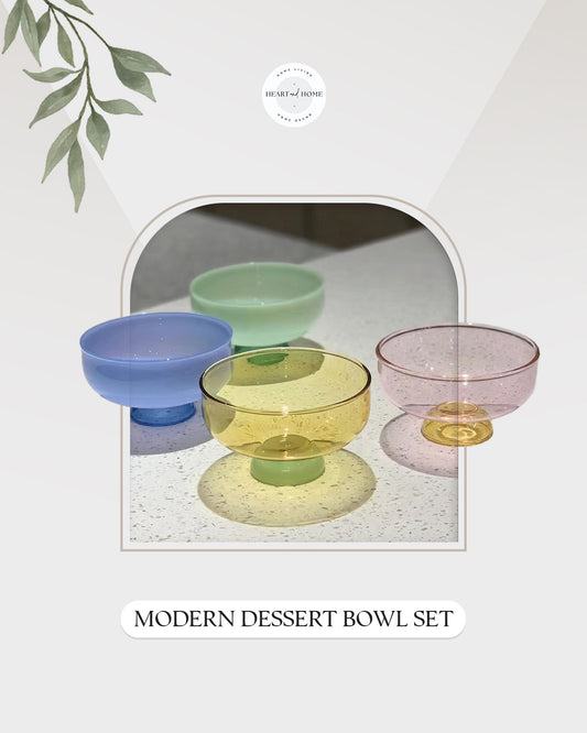 Modern Glass Dessert Cups
