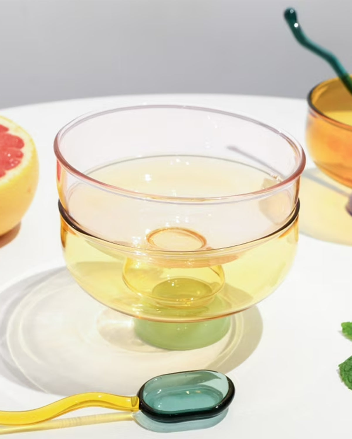 Modern Glass Dessert Cups