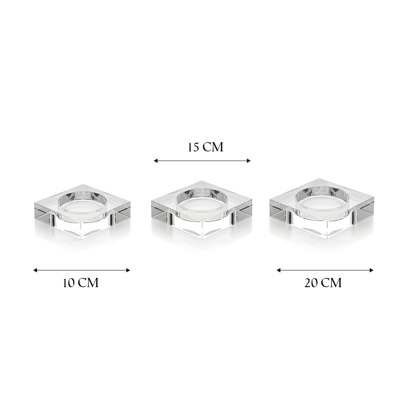 Crystal Glass Ashtray