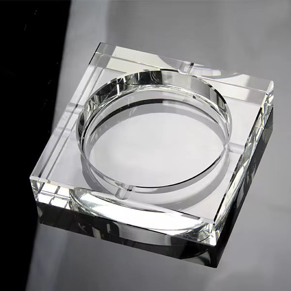 Crystal Glass Ashtray
