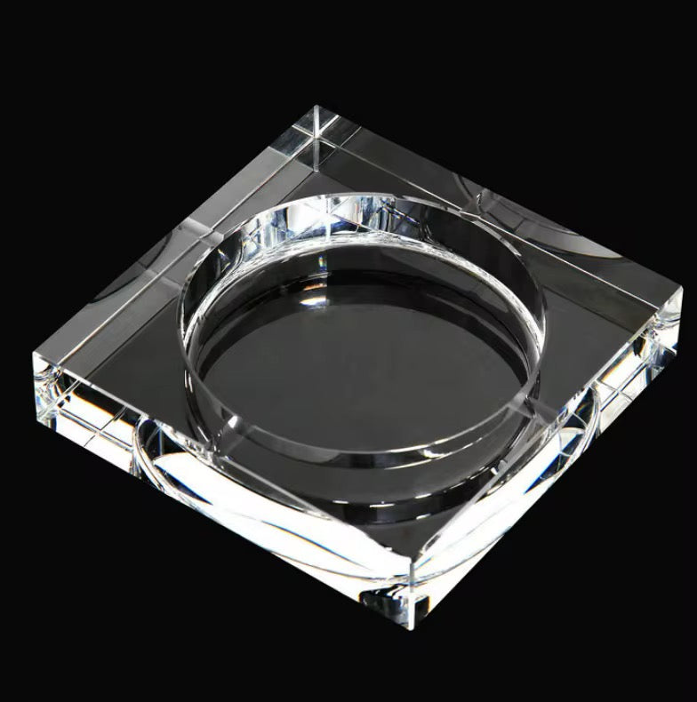 Crystal Glass Ashtray