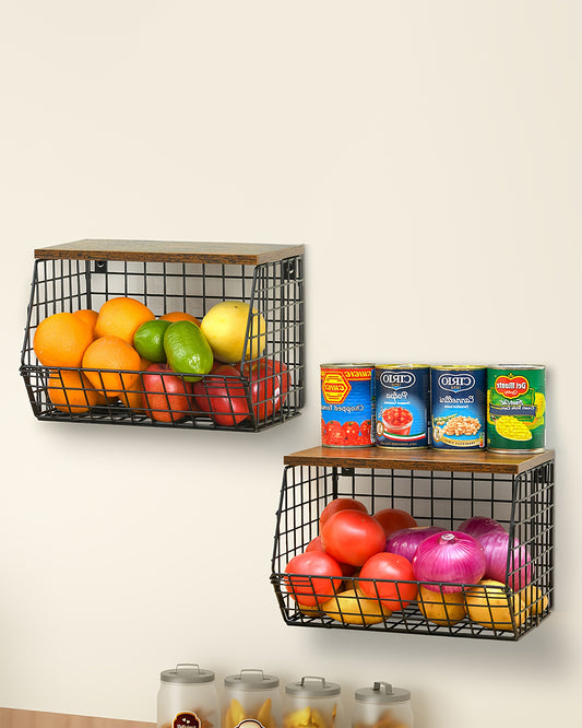 2 Tier Wire Fruit Basket